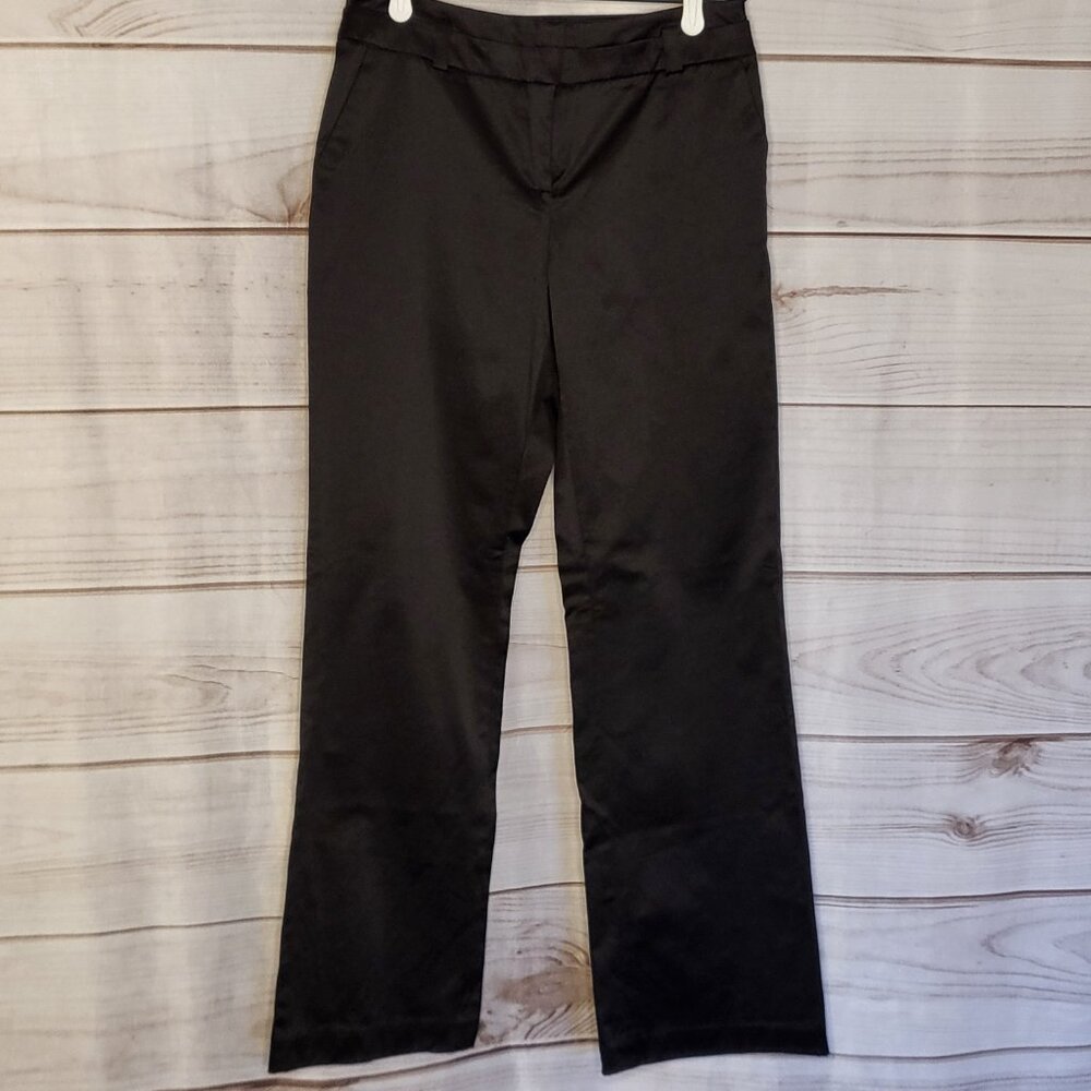 Willi Smith Women’s Satiny Black Slacks Sz 6